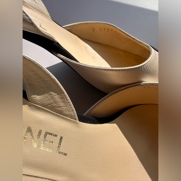CHANEL metallic Slingback heel. Perfect condition. - Picture 12 of 16